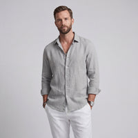 Camisa de Lino Corte Relajado