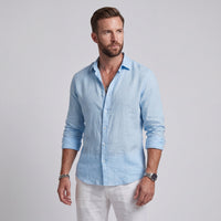 Camisa de Lino Corte Relajado