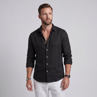 Camisa de Lino Corte Relajado