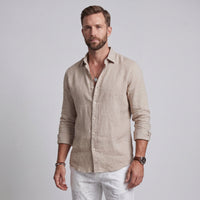 Camisa de Lino Corte Relajado