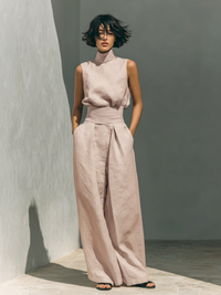 Conjunto Blusa Pantalón de Lino