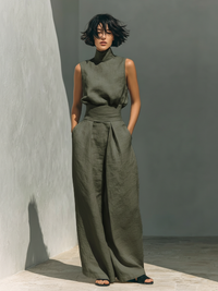 Conjunto Blusa Pantalón de Lino