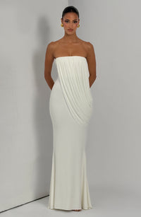 Vestido Maxi Palabra de Honor Elvira