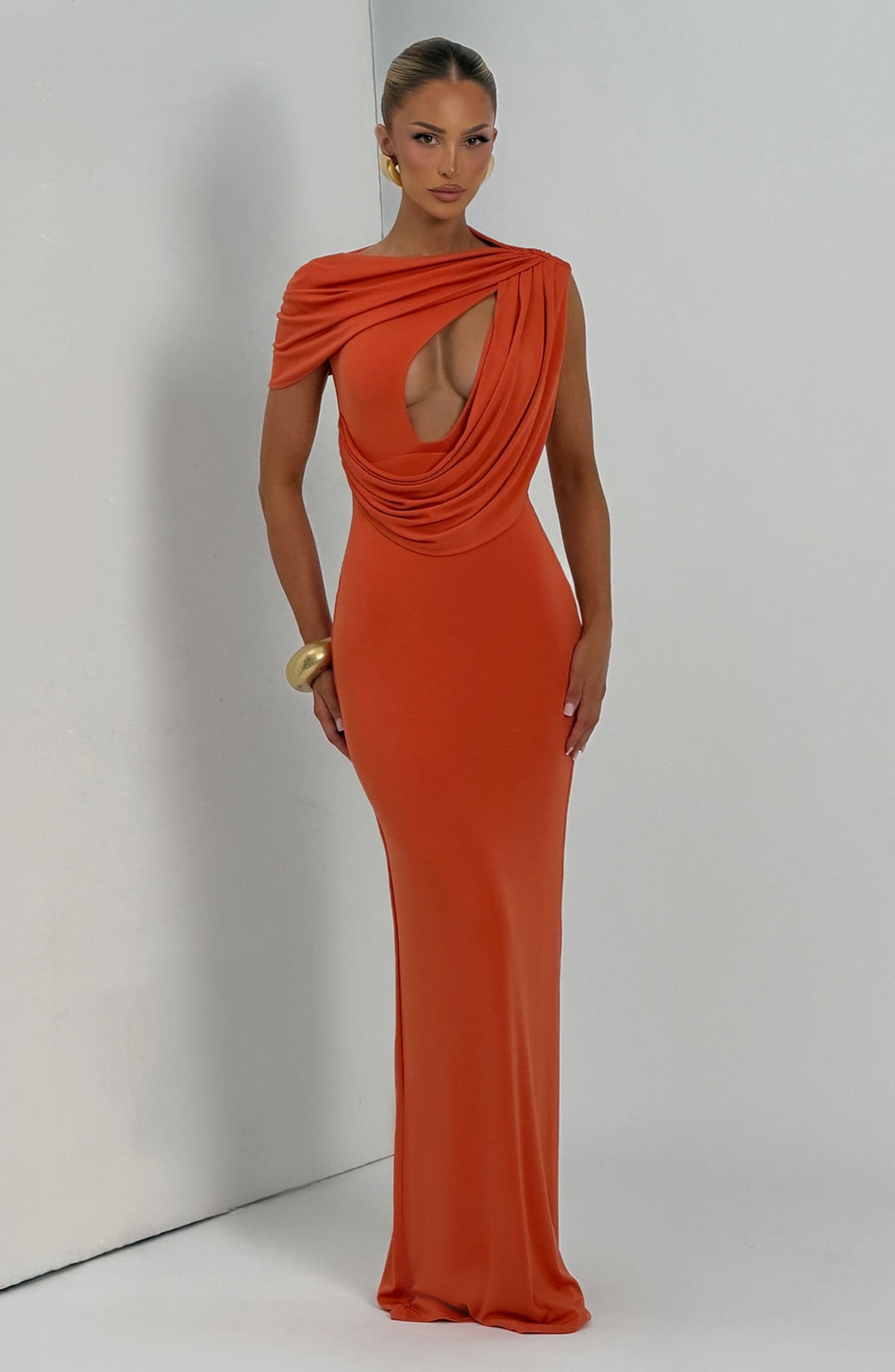 Vestido Maxi Plisado Alma Elvira