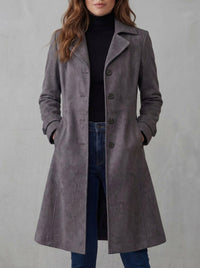 Abrigo Trench de Ante Vintage