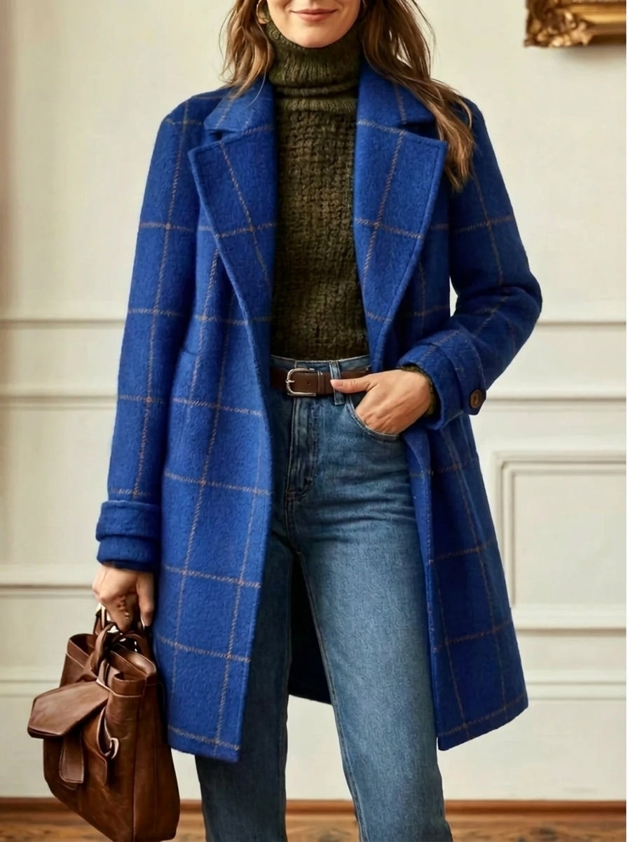Abrigo de Tweed a Cuadros