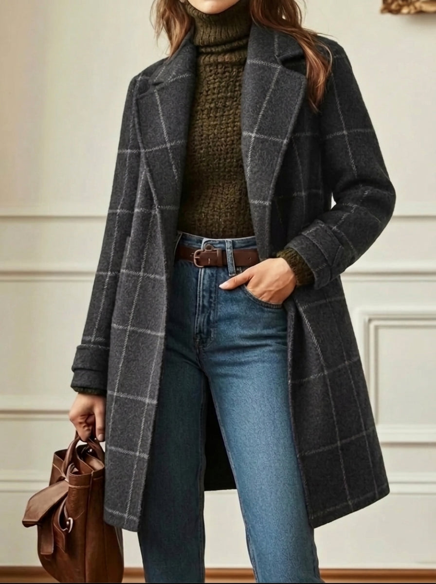 Abrigo de Tweed a Cuadros