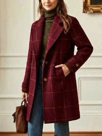 Abrigo de Tweed a Cuadros