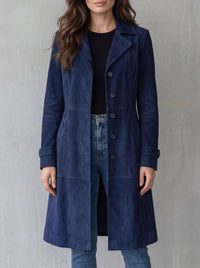 Abrigo Trench de Ante Vintage