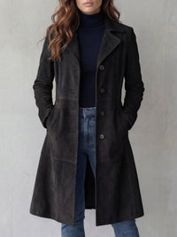 Abrigo Trench de Ante Vintage