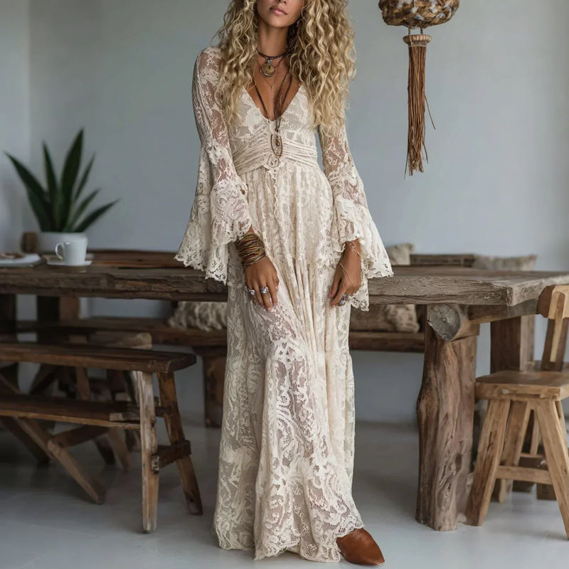 Vestido Maxi Sirena Vintage