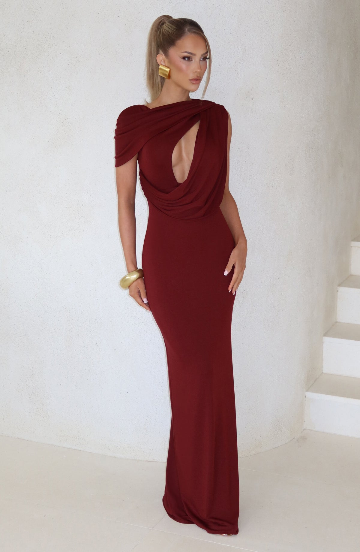 Vestido Maxi Plisado Alma Ainhoa