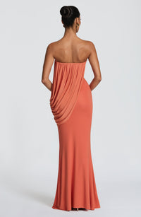 Vestido Maxi Palabra de Honor Daniela