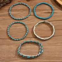 Conjunto de Pulseras Turquesas