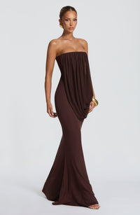 Vestido Maxi Palabra de Honor Elvira