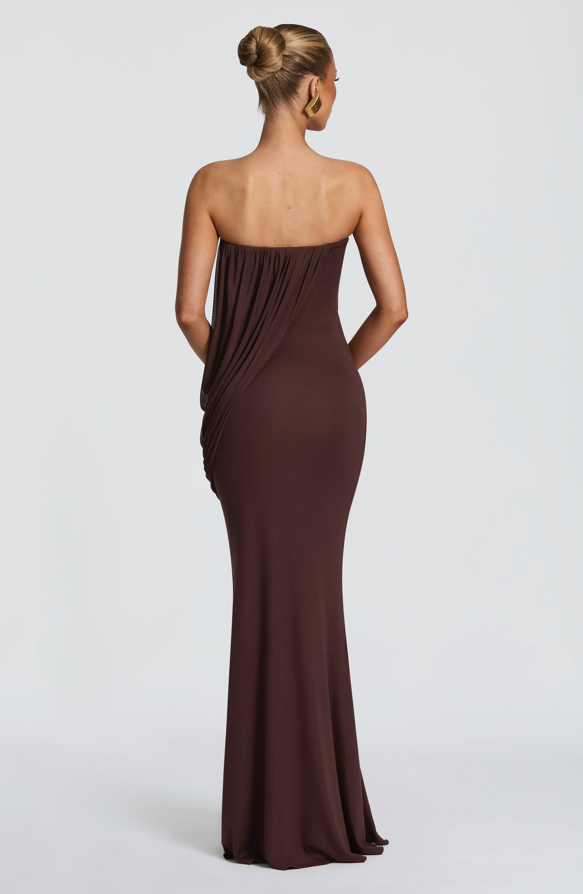 Vestido Maxi Palabra de Honor Daniela