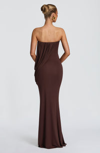 Vestido Maxi Palabra de Honor Elvira