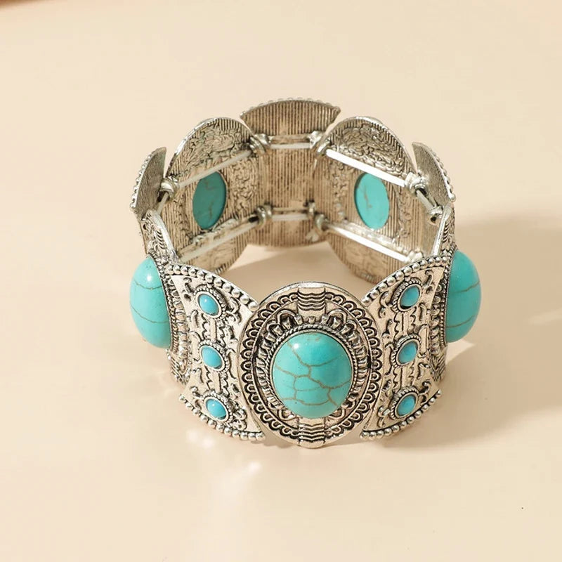 Pulsera Boho Vintage Turquesa