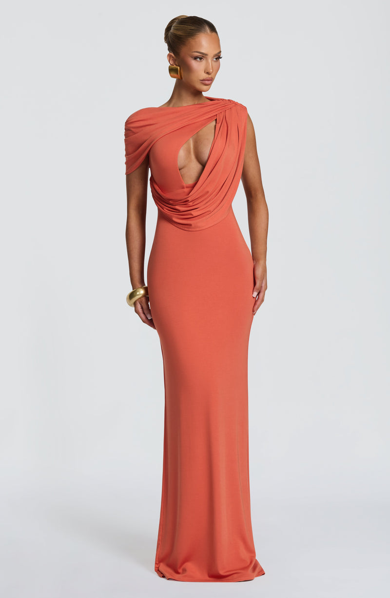 Vestido Maxi Plisado Alma Elvira