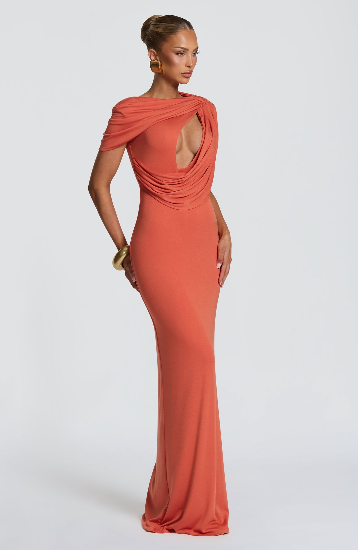Vestido Maxi Plisado Alma Elvira
