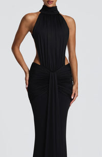 Vestido Maxi de Cuello Alto Silvia