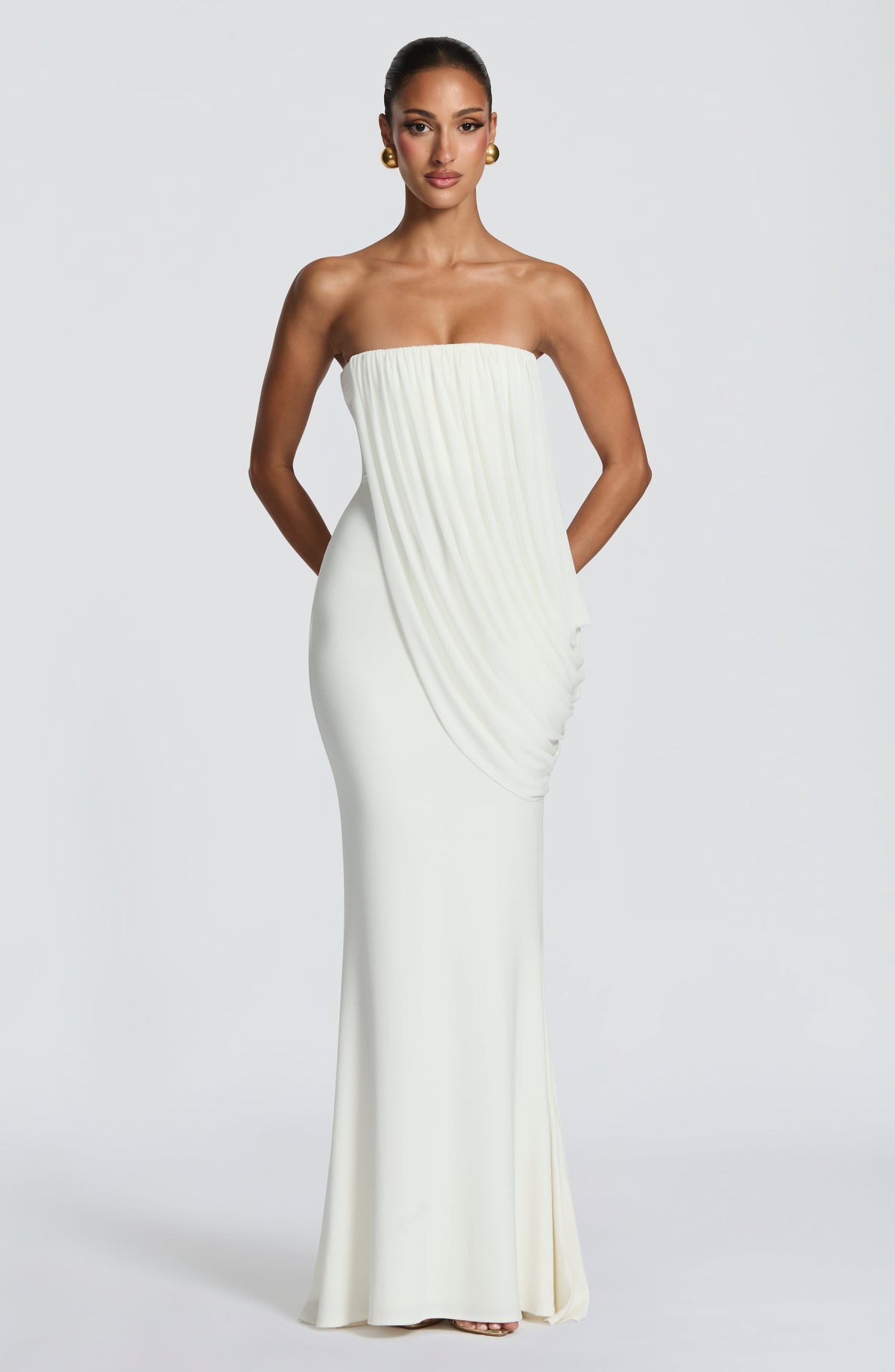 Vestido Maxi Palabra de Honor Elvira