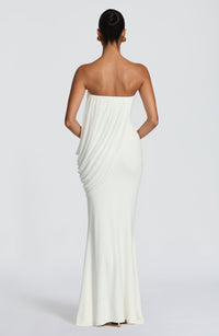 Vestido Maxi Palabra de Honor Daniela
