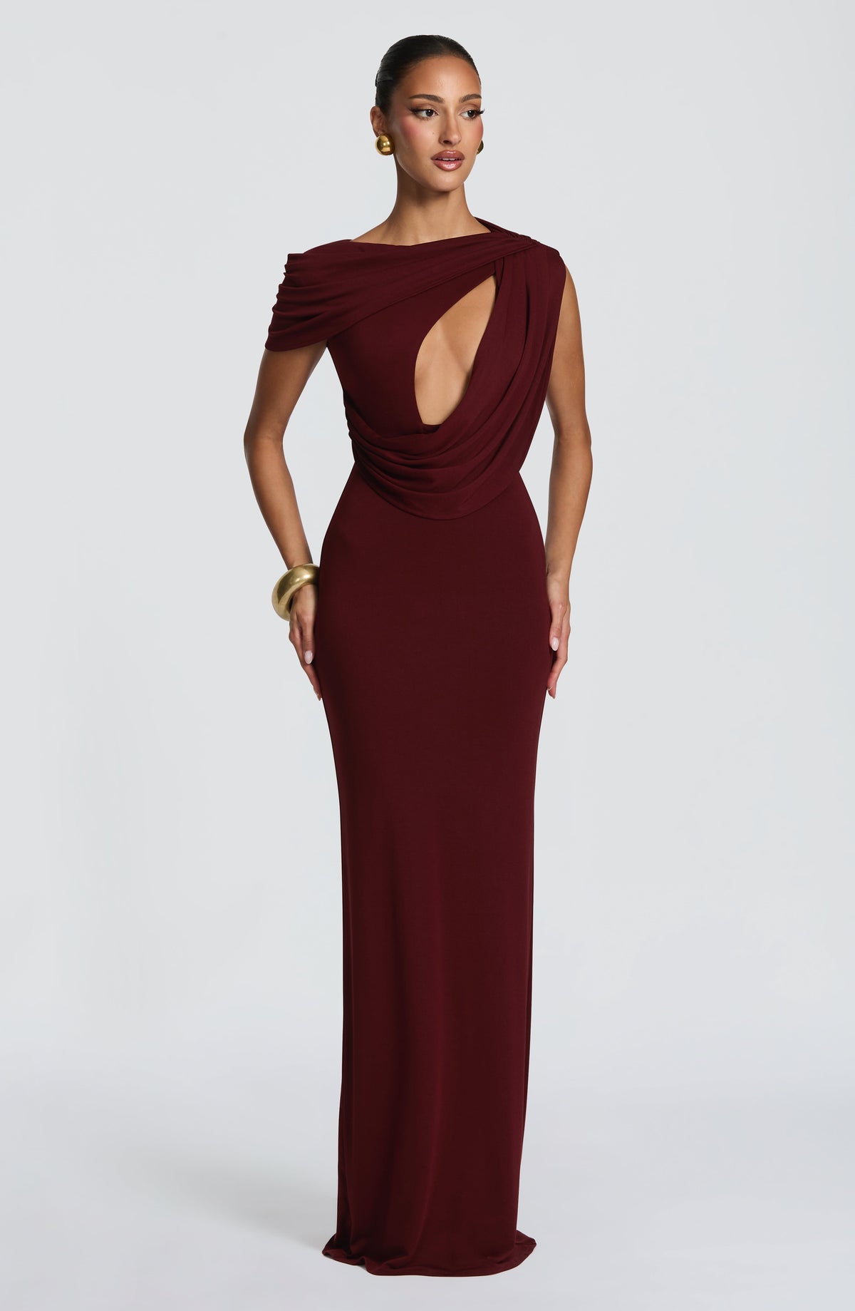 Vestido Maxi Plisado Alma Ainhoa