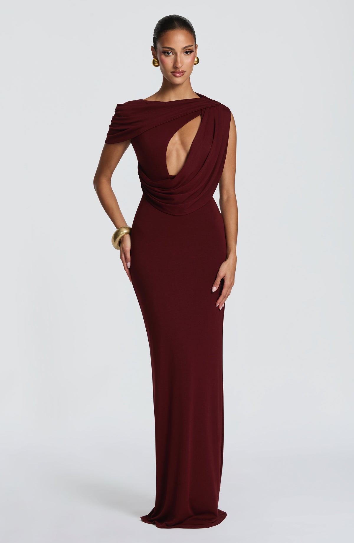 Vestido Maxi Plisado Alma Elvira