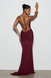 Vestido Maxi de Espalda Descubierta Dalia