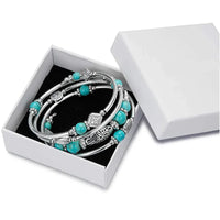 Pulsera Multicapa de Piedra Natural