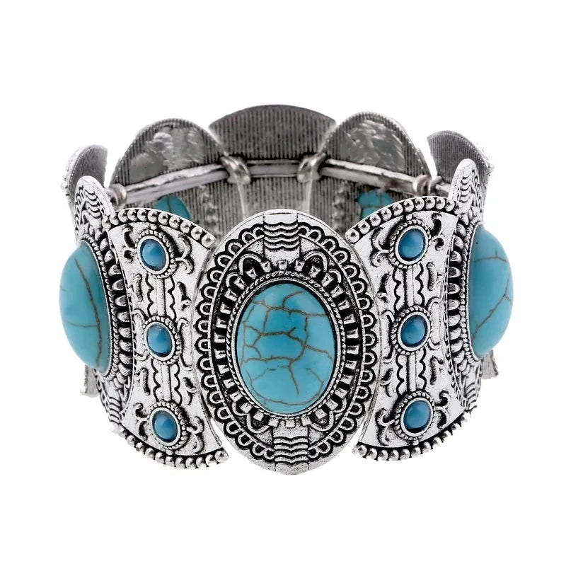 Pulsera Boho Vintage Turquesa