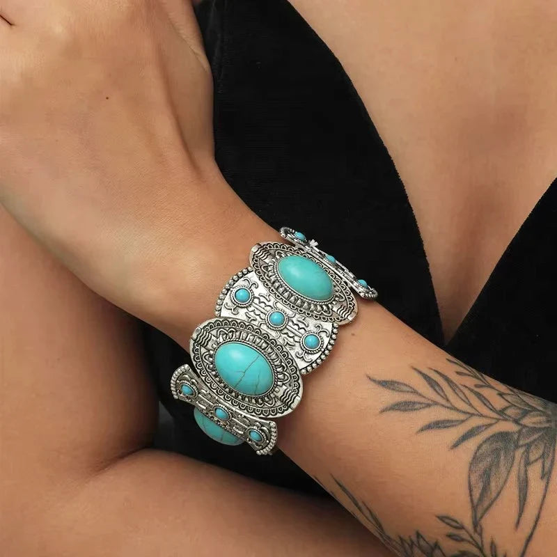 Pulsera Boho Vintage Turquesa