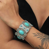 Pulsera Boho Vintage Turquesa
