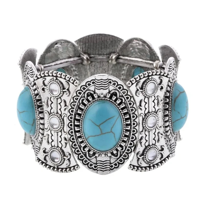 Pulsera Boho Vintage Turquesa