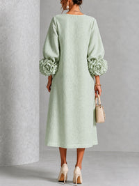 Vestido Midi Salvia Floral