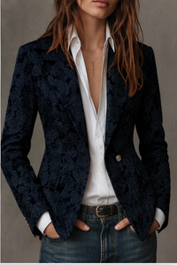 Blazer Jacquard Entallado