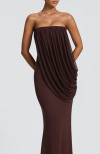 Vestido Maxi Palabra de Honor Elvira