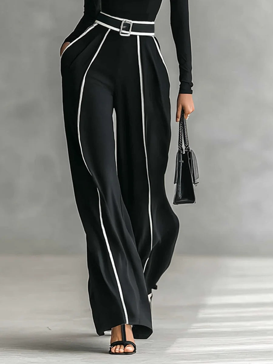 Conjunto Elegante Detalles a Contraste