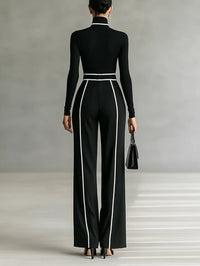 Conjunto Elegante Detalles a Contraste