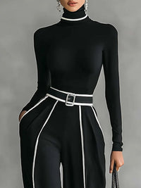Conjunto Elegante Detalles a Contraste