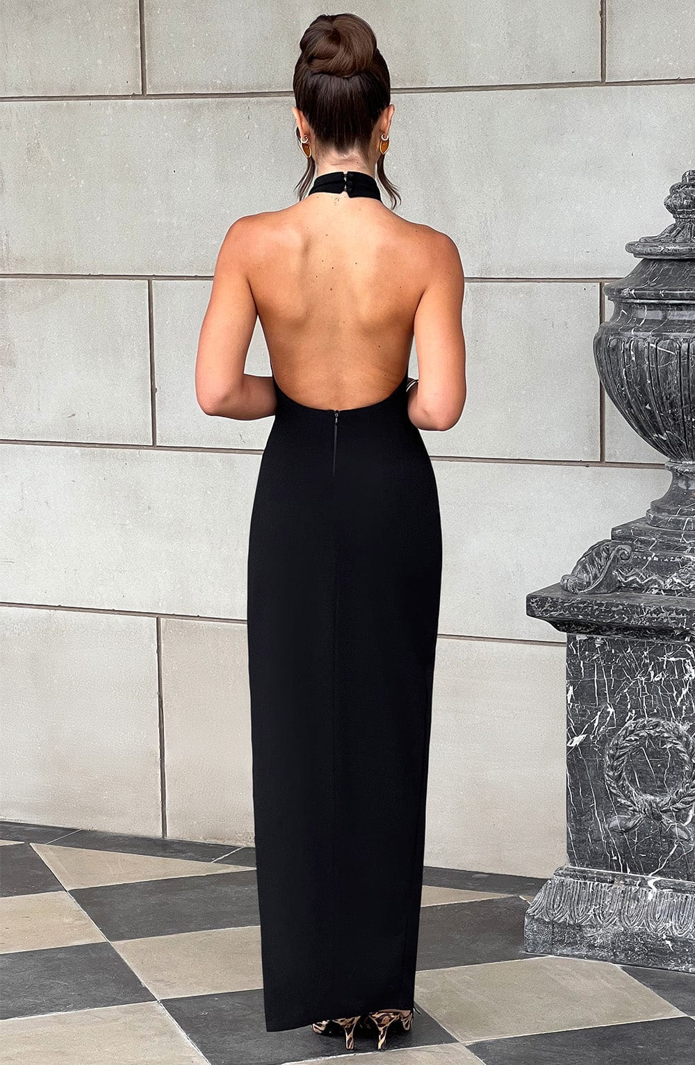 Vestido Maxi de Cuello Alto Ariadna