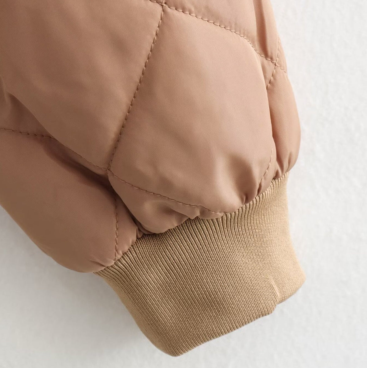 Chaqueta Bomber Acolchada Cuello Redondo