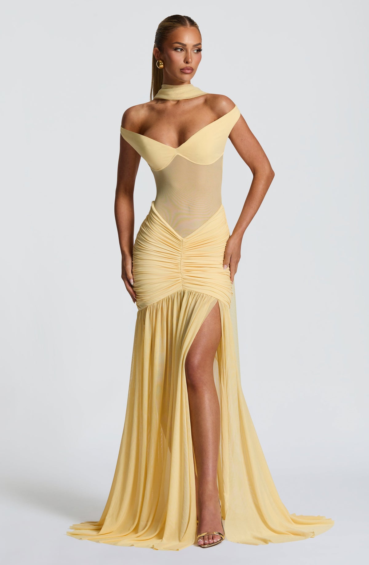 Vestido Maxi Bardot Mireia Jara