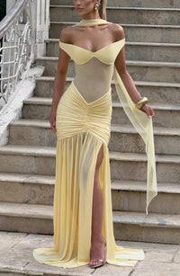 Vestido Maxi Bardot Mireia Jara
