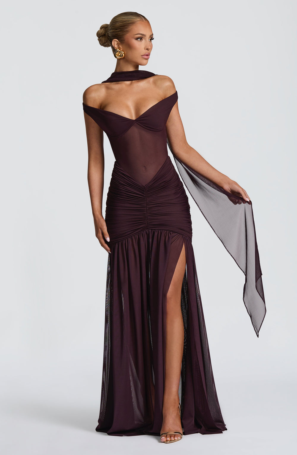 Vestido Maxi Bardot Mireia Jara