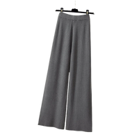 Conjunto de Punto 3 Piezas Chaleco Floral y Pantalón Ancho