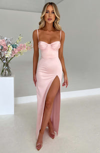 Vestido Maxi Drapeado Ivana