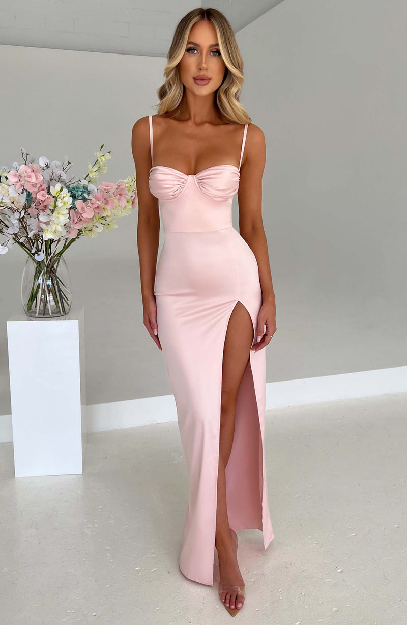 Vestido Maxi Drapeado Ivana