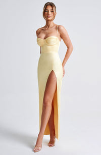 Vestido Maxi Drapeado Ivana
